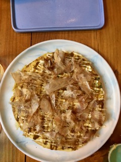 okonomiyaki-with-pickled-ginger-and-katsobushi
