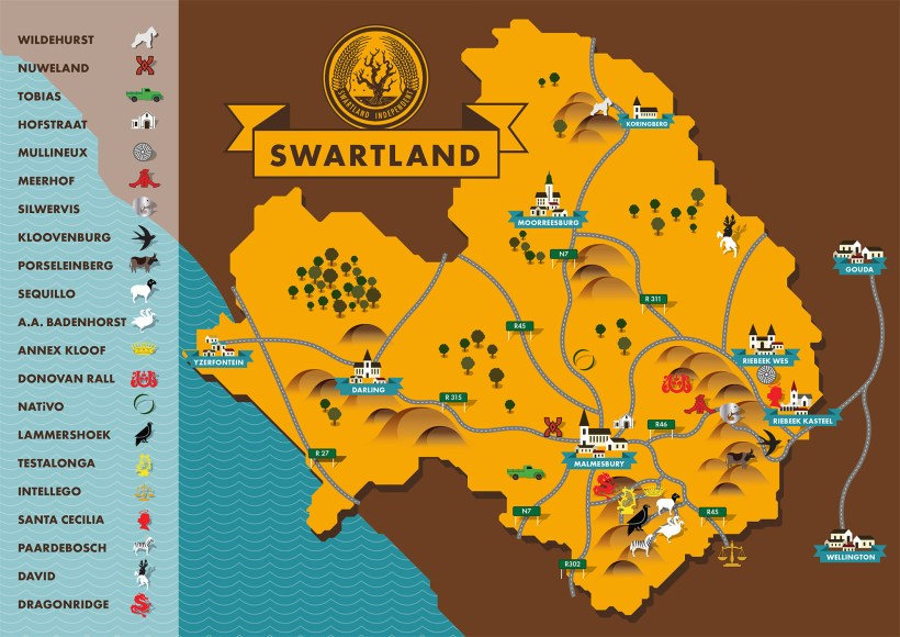 Swartland Map for print