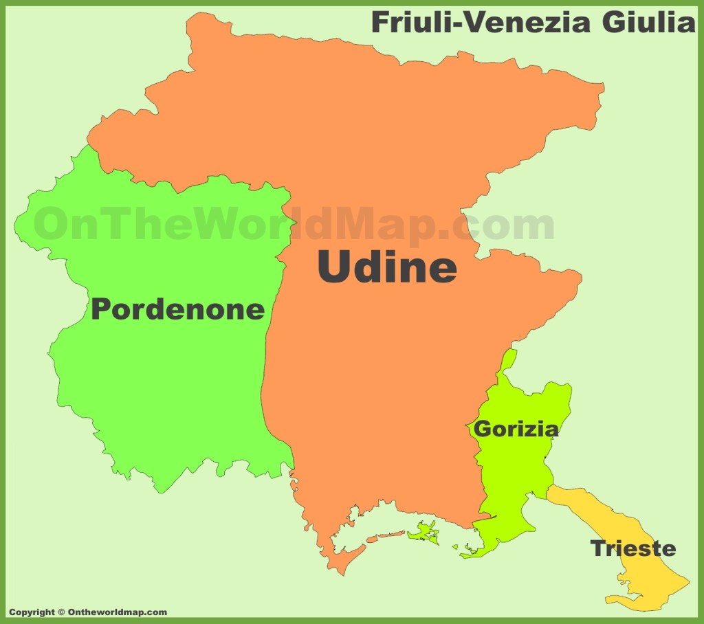Collio Region Map All Roads Lead to Collio, Bianco – Traveling By The Glass – Posts by ...